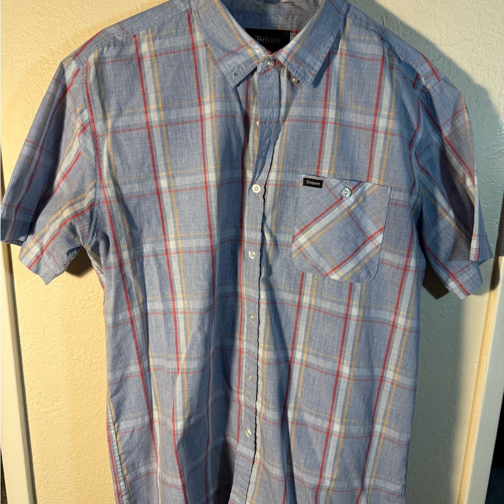 Brixton button plaid shirt